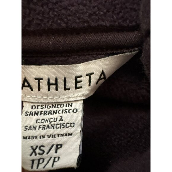 Athleta Cozy Karma Asymmetrical Pullover Sweatshirt Size XS/P - Picture 3 of 6